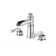 Widespread 2-handle Bathroom Faucet with Drain Assembly