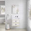 Armoire d'entrée, armoire à pharmacie à miroir, armoire de rangement de salle de bain, porte s'ouvrant à gauche