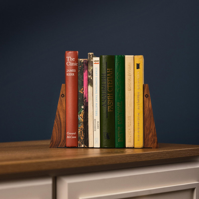 Wood Bookends