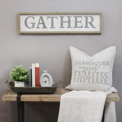 Gather Rustic Block Décor