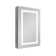 30" H Recessed or Surface LED Mirror Cabinet With Defogger And Adjustable Shelves