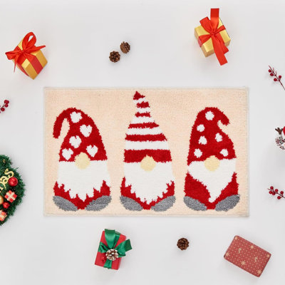  Paillasson de Noël pour porte d'entrée et tapis d'entrée