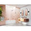 Illume 64.25 in. x 58.25 in. Fully Frameless Hinge Bathtub Door-464296887