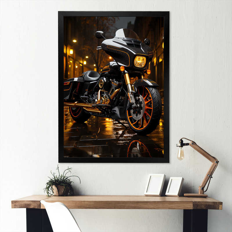 Moto Urban Streetster II, H 44 po x l 34 po x P 1,5 po, Cadre simple noir