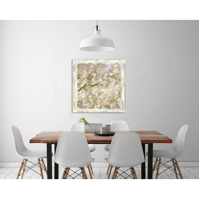 Asian Cherry Blossom by Tre Sorelle Studios - Wrapped Canvas Print, 121.92cm H x 121.92cm W