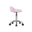 Tabouret de coiffeuse pivotant Shauna, hauteur réglable, similicuir, siège en mousse confortable, rotation à 360 degrés-107140946