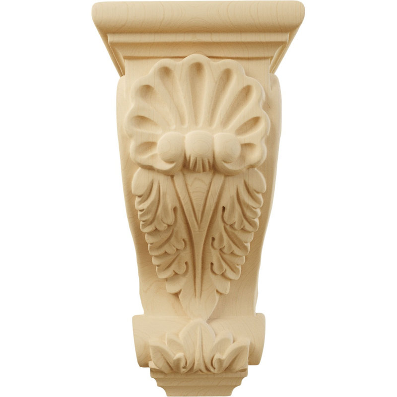 Corbeau à coquille moyen l 4 1/2 po x P 5 po x H 10 po, Aulne