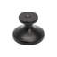 Poignée anneau Utopia Alley Emme - Boutons décoratifs pour armoires et tiroirs - Quincaillerie d'armoire rétro avec fini noir mat - Boutons de tiroir en métal 1,14 po (ensemble de 25)