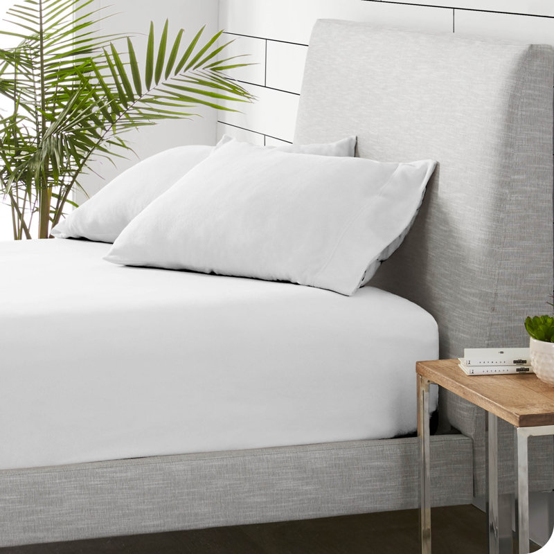 Polar Fleece Fitted Sheet - 2 Pack, Queen Fitted Sheet, White