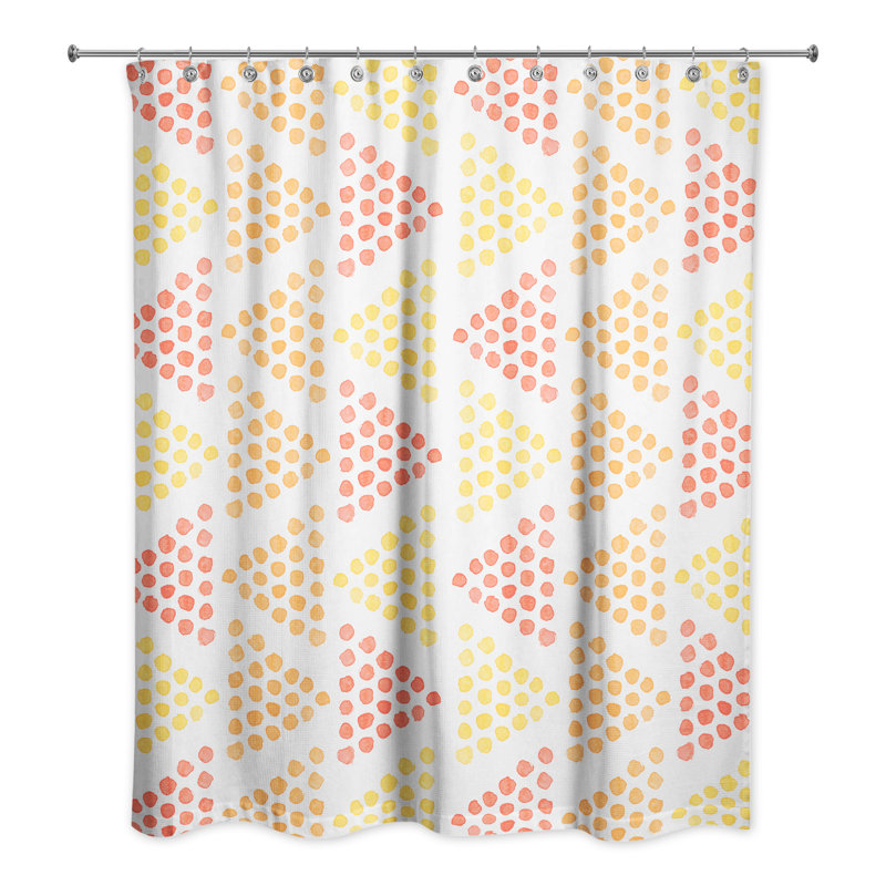 Rideau de douche Roschelle, Jaune
