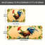 Tapis de cuisine 2 pièces Rooster
