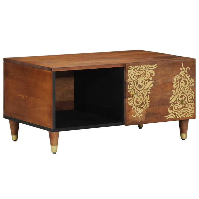 Solid Wood Coffee Table with Storage