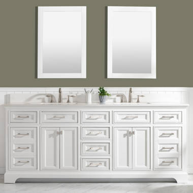 Red Barrel Studio® Dukes 84 in. W x 22 in. D Double Bath Vanity