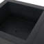 Table d'extérieur pour foyer d'extérieur rectangulaire en béton léger avec rangement 50 000 BTU, gris foncé et brun naturel (couvercle de réservoir non inclus)