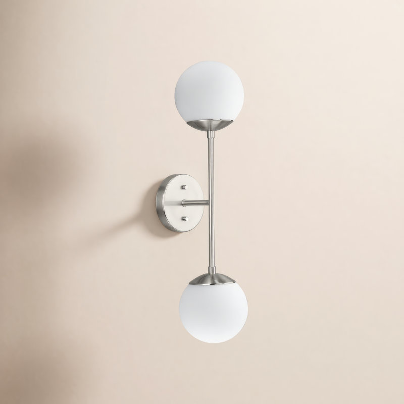 Bridgit Steel Wall Sconce, Brushed Nickel