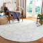 Tapis ivoire / bleu clair en laine touffeté à la main Swanner-365956502