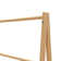 Bamboo Ladder Towel Rack with Storage Shelf