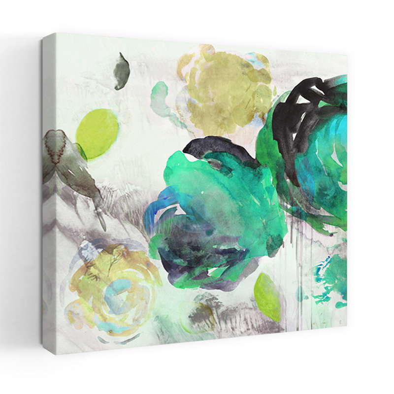 Seasons I Abstract Dreamy, art contemporain, H 18 po x l 18 po