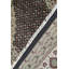 Hand-Knotted High-Quality Black and Cream Area Rug