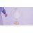 18'' H Modern Round Table Lamp, Moon Lamp Equipped With 3-Color Bulbs