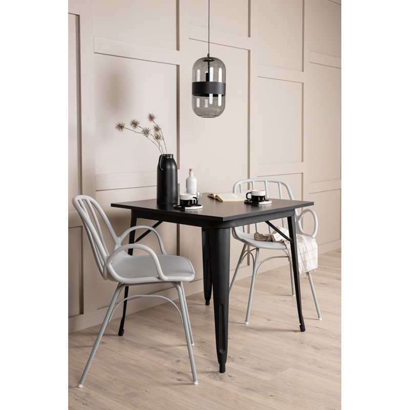 Timmons 2 - Person Dining Set, Greige, Greige