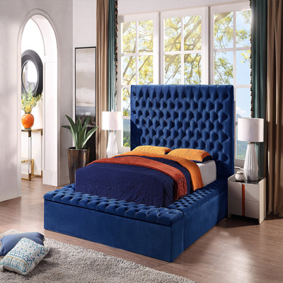 Joceyln Tufted Storage Platform Bed -  Rosdorf Park, 4CF79C196FEF4375AFDF289469AAA32F