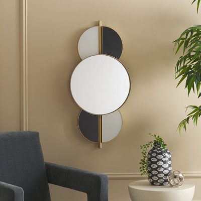 Uddevalla Iron Circle Wall Mirror