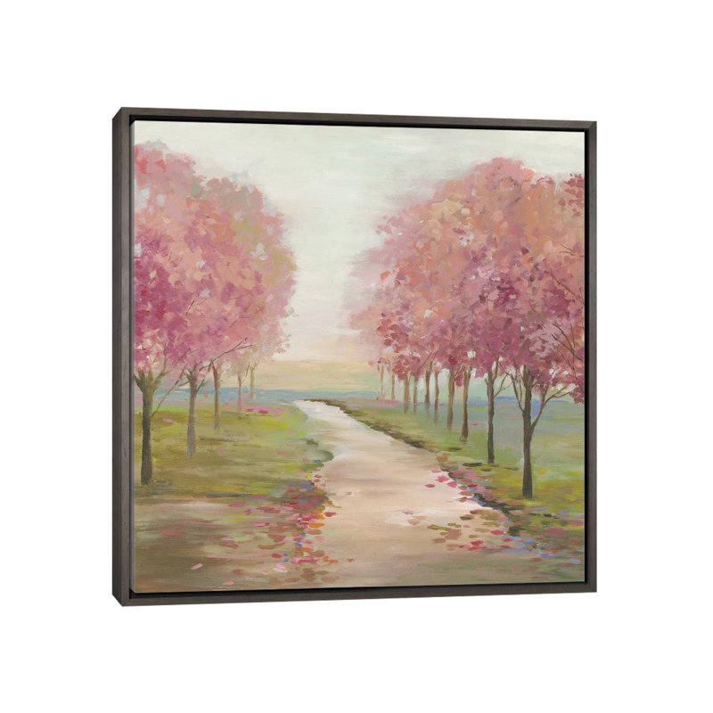 "Eternal Sunshine" par Allison Pearce, reproduction d’art, H 37 po x l 37 po x P 1,5 po, Cadre en bois rustique foncé
