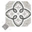 Riviera octogone garde gris avec taco 7-7 / 8 po X 7-7 / 8 po Carreau de porcelaine pour plancher et mur-112666039