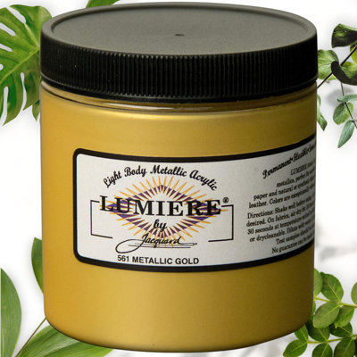 Gilded Glow Metallic Fabric Paint 8oz