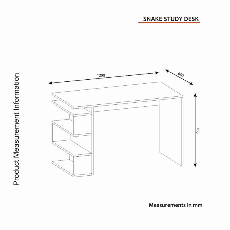 Assael Desk, White