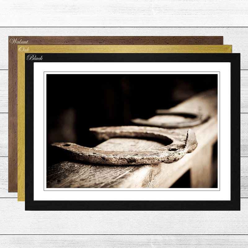 Single Picture Frame Print, Black