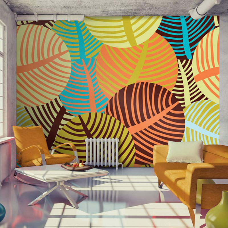 Karnowski Floral Wall Mural, 106" L x 137" W