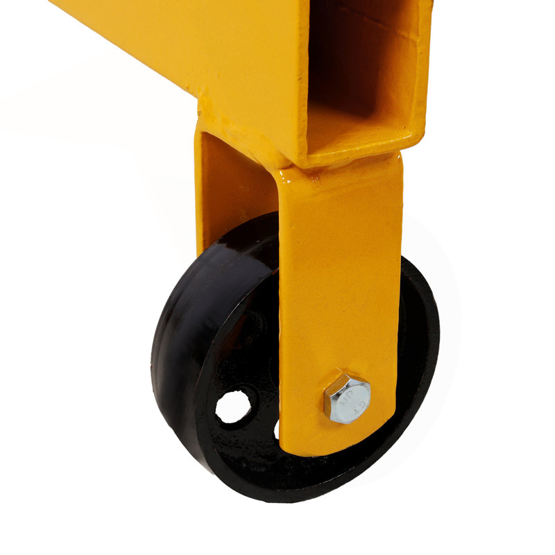 Support moteur pliable 1000Lbs, tête rotative à engrenages, tête de montage réglable à 360 degrés, couleur jaune