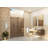 Equinox 56 - 60 in. x 78 in. Fully Frameless Tinted Sliding Shower Door-89396667
