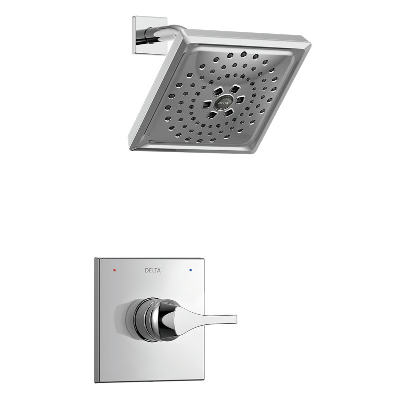 Garniture de douche Zura, Chrome