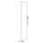 Gate Post with Pre-Drilled Holes for Dual Gates-64362034