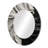Phillisa Black White Marbled Dreamscape I - Geometric Mirror, Black Unique Wall Mirror, Printed Metal Art-527839473-527839477