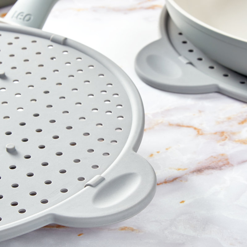 Ensemble d'éclaboussures en silicone 2 pièces BergHOFF pour casseroles et poêles de 6 "à 12,5"