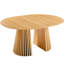 Table à rallonge Mid-Century moderne à piédestal, table de salle à manger multifonctionnelle pour 6 à 10 personnes et grande table basse