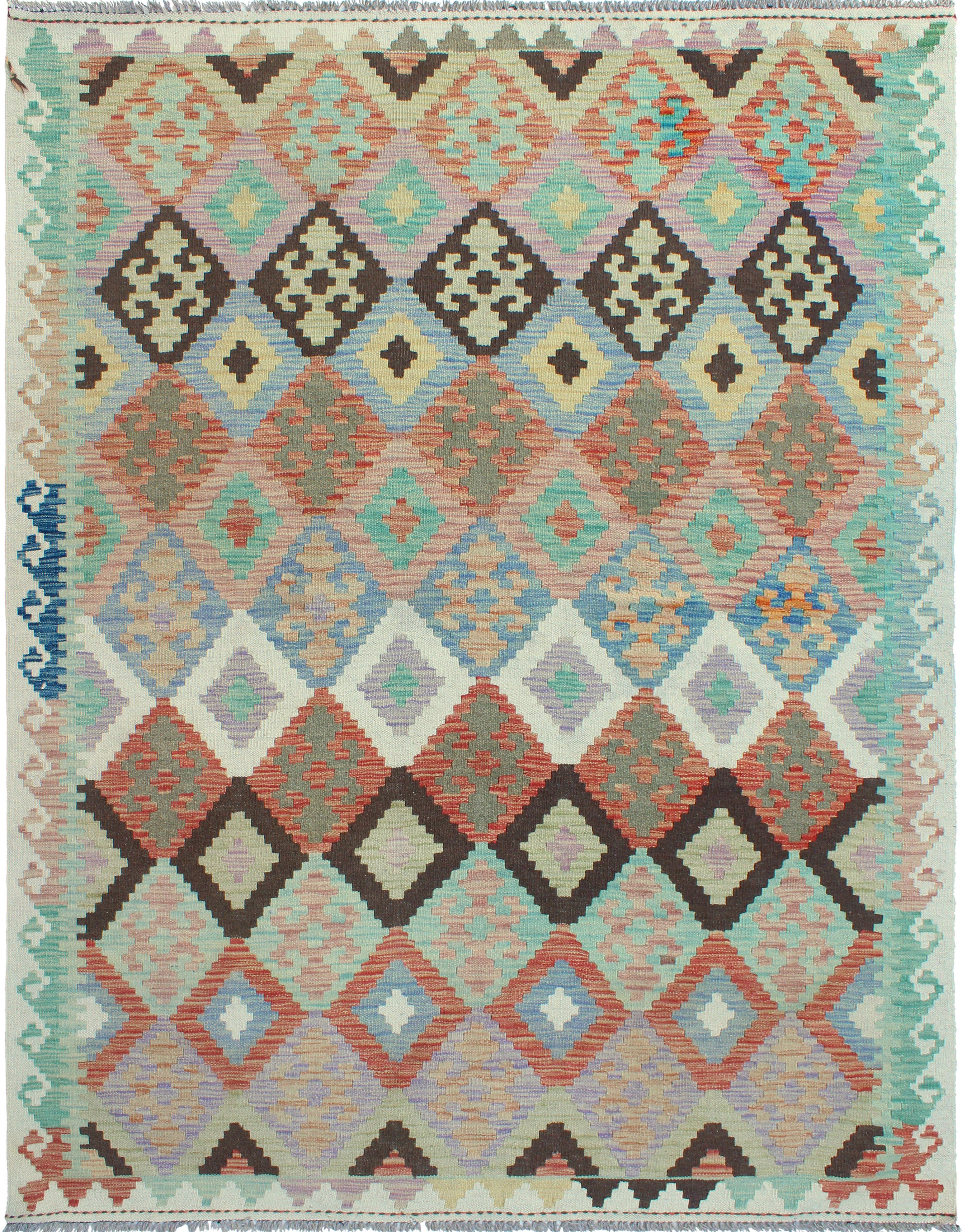 Isabelline Sun Faded Flatweave Nazhin Rust Rug | Wayfair