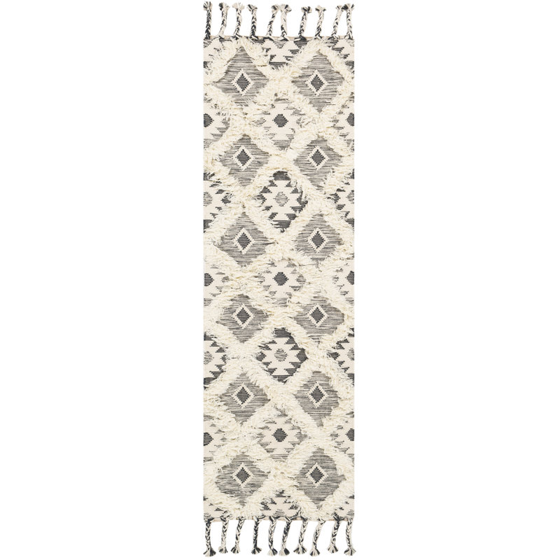 Jovia Wool Southwestern Indoor Rug, Runner 2'6" x 8'