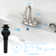 4-Inch Bathroom Faucet with 2-Handle with Pop-up Drain and Supply Hoses