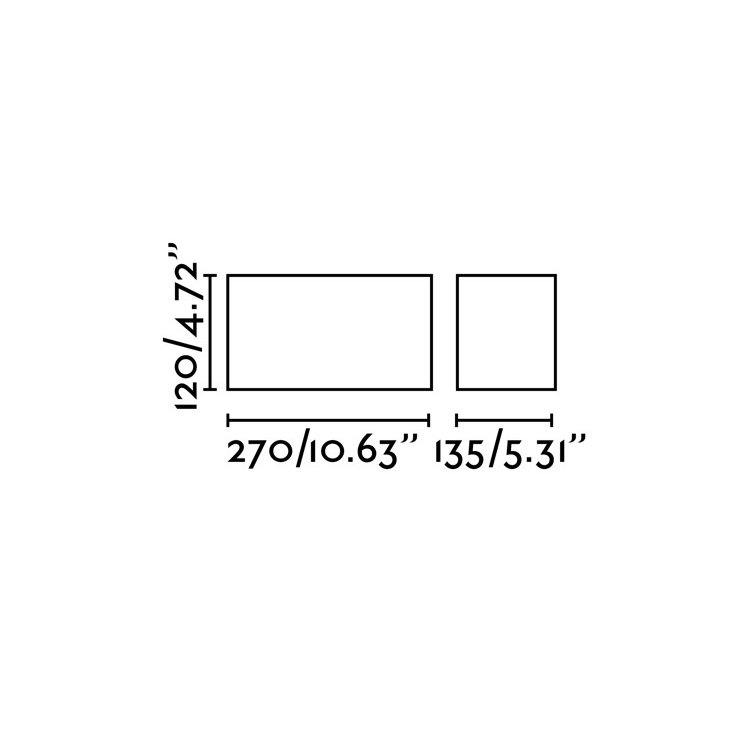 Flush Mount, Black