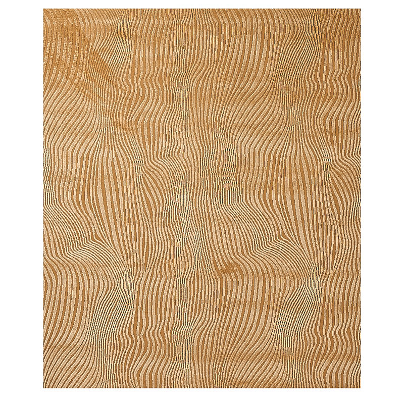 Tissu en velours coupé Schumacher x Patterson Flynn Gunta, Or doux