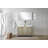 Lafarre Lafarre 48 in W x 20 in D Rustic Acacia Double Bath Vanity, White Quartz Top and 43 in Mirror-113107951-113107949