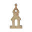 Figurine d'égle blanche en bois-772076115