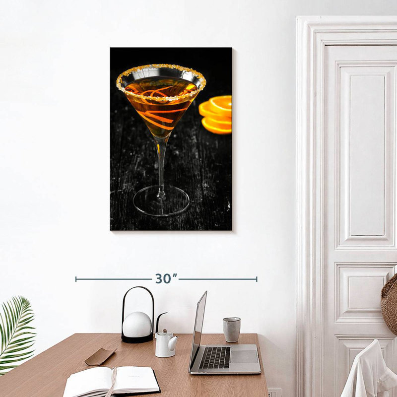 Yarlin Citrus Martini Cocktail, 30" H x 20" W