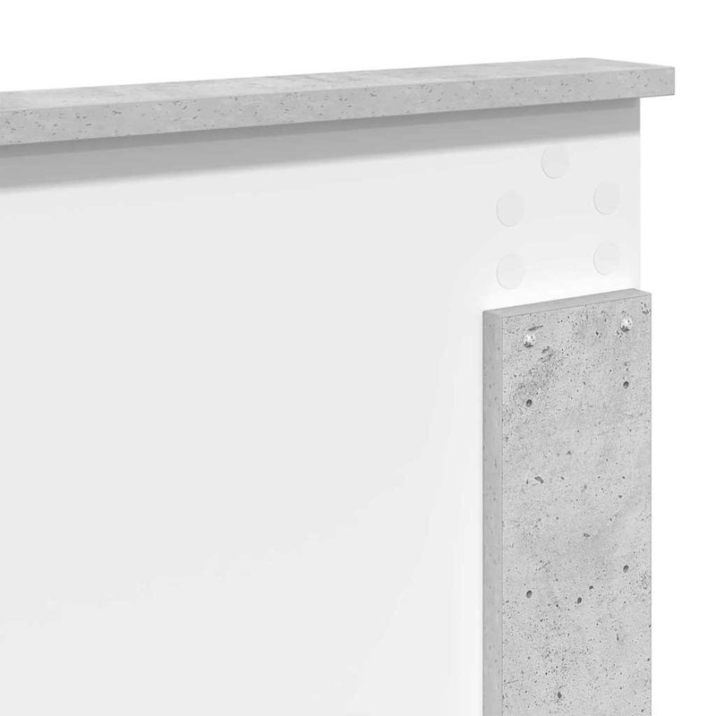 Headboard, EU Double - 150 x 200 cm, Concrete Grey