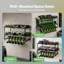Tool Storage Organiser 3 Tier Wall Mounted Garage Tool Rack Metal Black